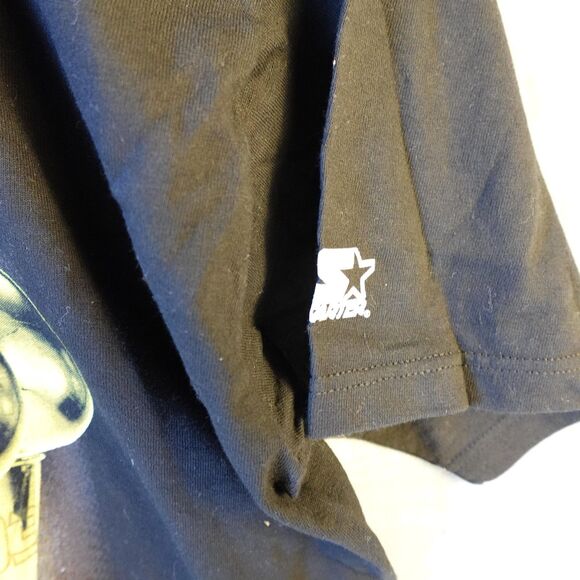 Vintage Chicago Bulls Shirt Mens Large Black NBA Champions Dynasty 90s Starter - Picture 4 of 9